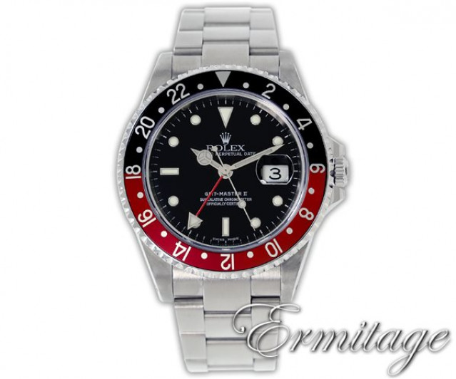 Authentic Rolex Men's GMT-Master II 16710 Year 2003